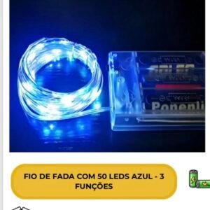 Fio de fada cor de azul fio com 5metros