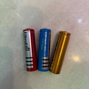 Bateria pilha para lanterna 18650