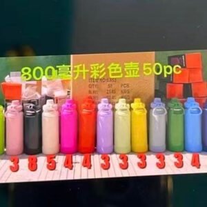 garrafa 800ml novo colorido