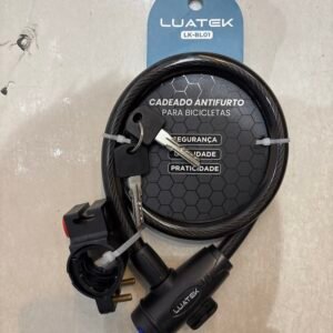 cadeado para bicicleta media com suporte
