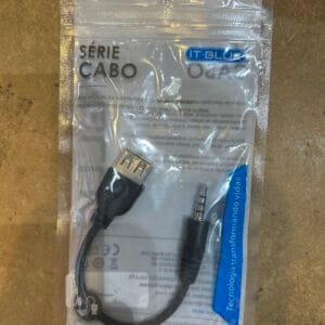 Adaptador P2 Com USB fêmea