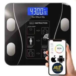 Balança 180kg com bluetooth