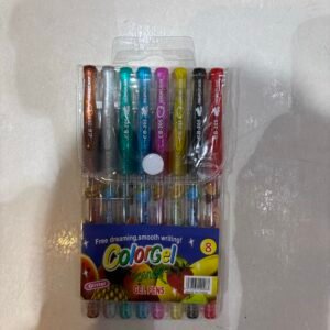 caneta gel kit com 8