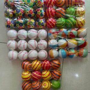 Bola Borracha Aperta Com 12