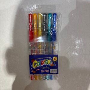 caneta gel kit com 6