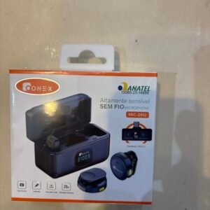 Microfone lapela tipoc mic 2912