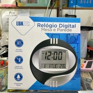 relogio de parede Digital Redondo ZB3001