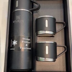 kit garrafa com 3 copos de Café