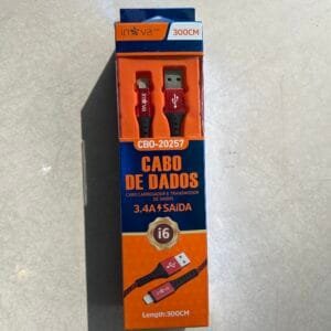 Cabo 3.4A iPhone Inova 3m