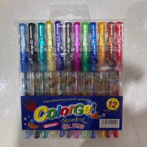 caneta gel kit com 12