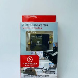 Conversor Optico Digital para analógico RCA converte Áudio Optico  sz115