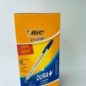 CANETA BIC CX C/50 AZUL
