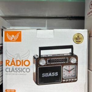 Radio Som Com Relógio AD135
