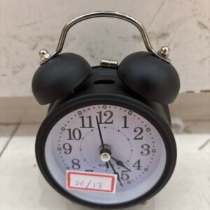 despertador ferro bate  pequeno redondo 2003