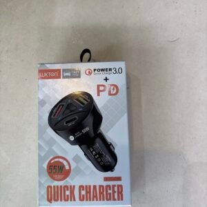 tomada de carro 55w com 3 saída