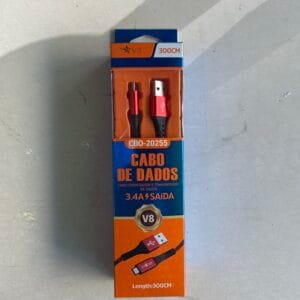 Cabo V8 Inova 3.4A 3m