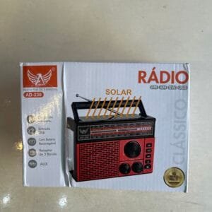 Som Rádio Carrega Solar AD230