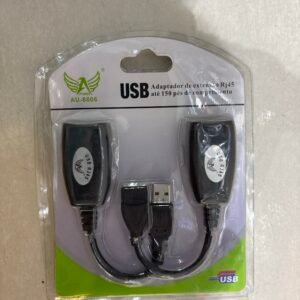 ADAPTADOR USB P/ CABO DE REDE (AU-8806)