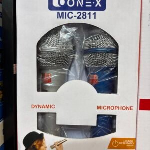 Microfone com fio com 2 uni 2811
