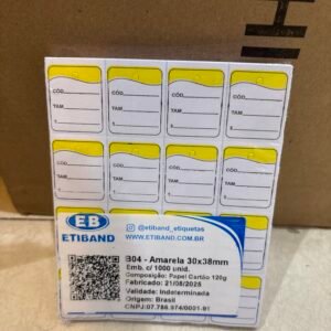 1000 Papel de Preço para Aplicador de Roupa