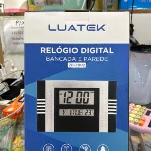 relogio de parede digital Quadrado ZB3002