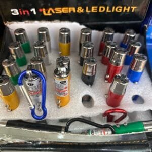 24 unidades mini laser caxia com 24