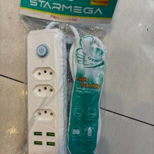 Filtrolinha st 853 com 3 tomada com 4 USB