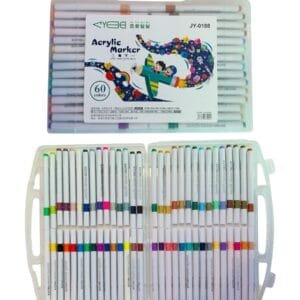 Marcador 60 Canetas Maleta JY-0188