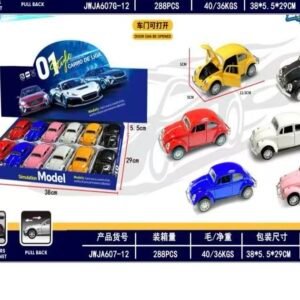 01 UNI CARRINHO BRINQUEDO FUSCA 7356