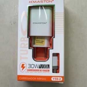 CARREGADOR PARA IPHONE TUBO 30W AGOLD