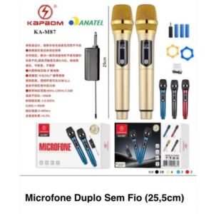 microfone sem fio com 2