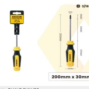 chave de fenda phlips 3/16*4 bom1121