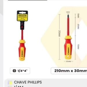 chave de fenda phlips 1/4*4 bom 1143