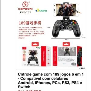 controle  al g7 para celular com bluetooth