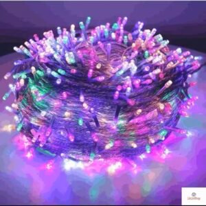 pisca 220V COLORIDO FIO VERDE DE 100LDES  85103