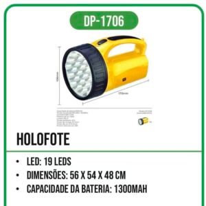 Lanterna 19 LEDS DP1706 Alça