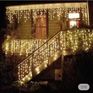 cascata 400 led 110v cor branco quete 0155