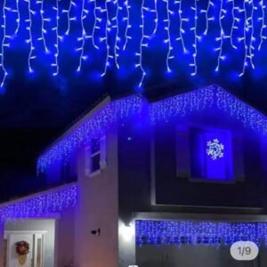 cascata  400 led  110v cor de azul 1864 11102