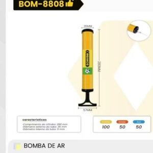 bomba de ar pequeno para encher bola  bom 8808
