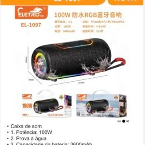 caxia de som el 1097 100w
