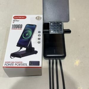 Carregador portatil com suporte de mesa ka 957