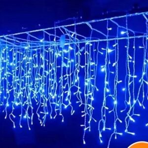CASCATA 400LED 220V AZUL 1865