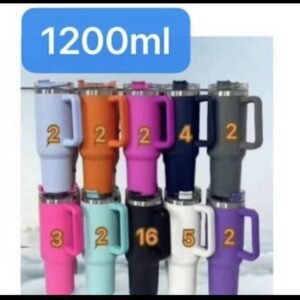 garrafa 1200ml com um cor