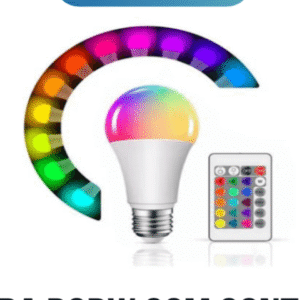 lampada colorido com controle lk rgb 709