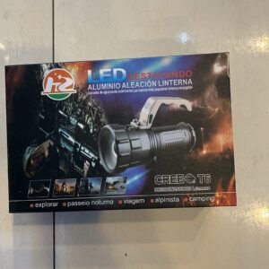 lanterna T6 com 3 baterias