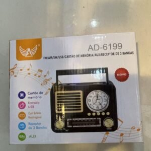 radio com relogio ad 6619
