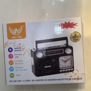 radio com relogio ad 136