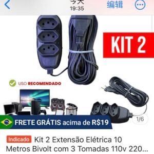 extensao 2m   metros